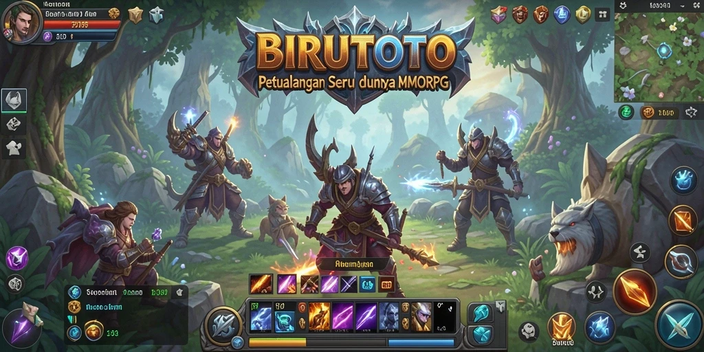 Tampilan gameplay BIRUTOTO yang menakjubkan dan penuh aksi.