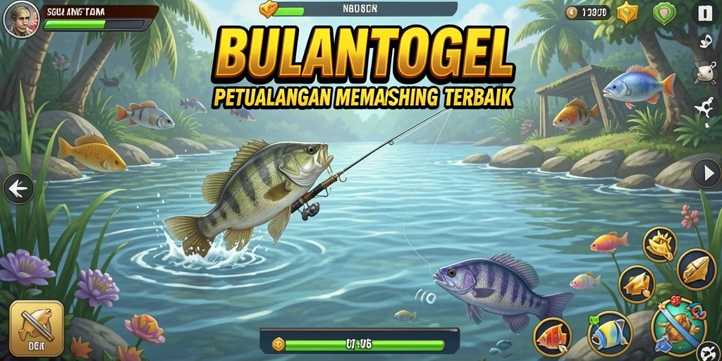 Tampilan gameplay <strong>BULANTOGEL</strong> yang menampilkan keseruan memancing.