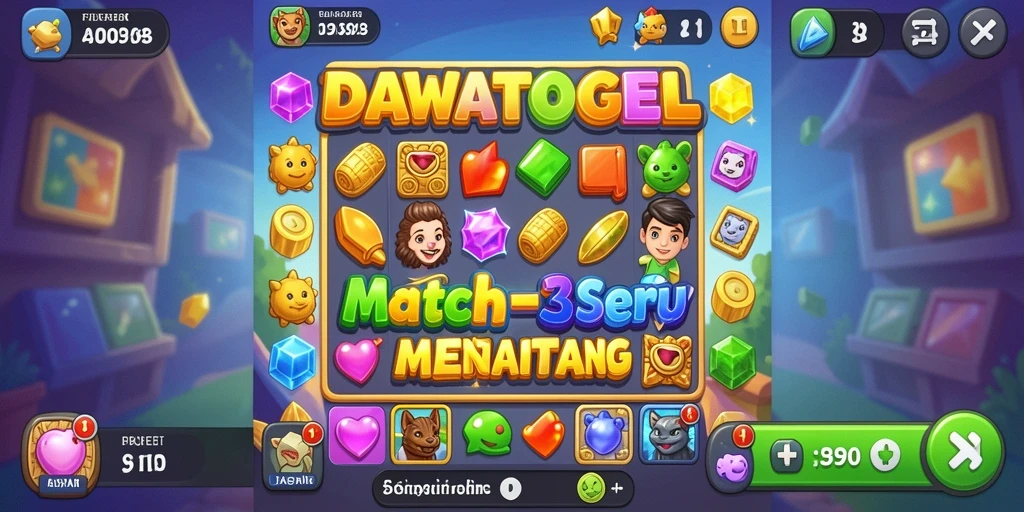 Gameplay seru DAWATOGEL yang penuh warna dan tantangan.