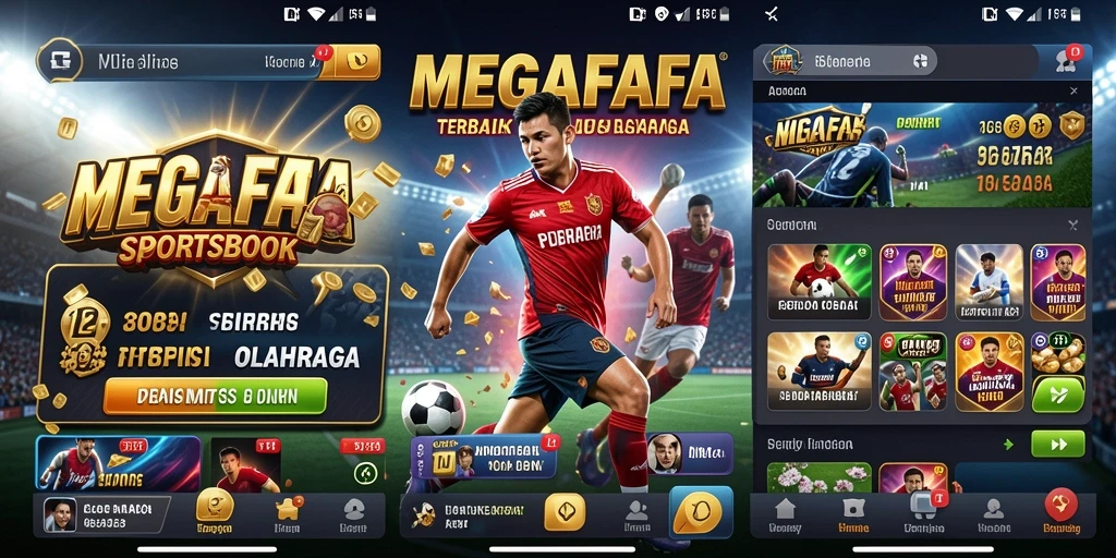 Tampilan gameplay taruhan olahraga yang menarik di MEGAFAFA.