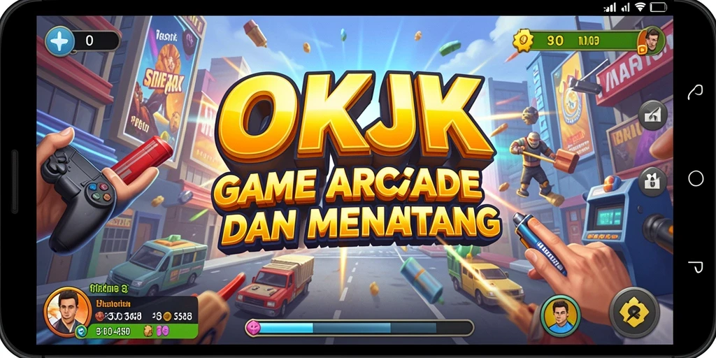 Tampilan gameplay menantang dan seru dari OKJK.