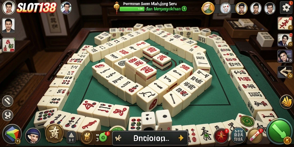 Tampilan gameplay Mahjong yang menantang dan menarik di SLOT138.