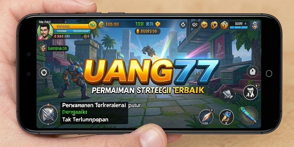 Gameplay UANG77 menampilkan strategi mendalam dan pertempuran seru.